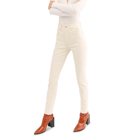 NWOT Free People Velvet Skinny Pants - Picture 4 of 9